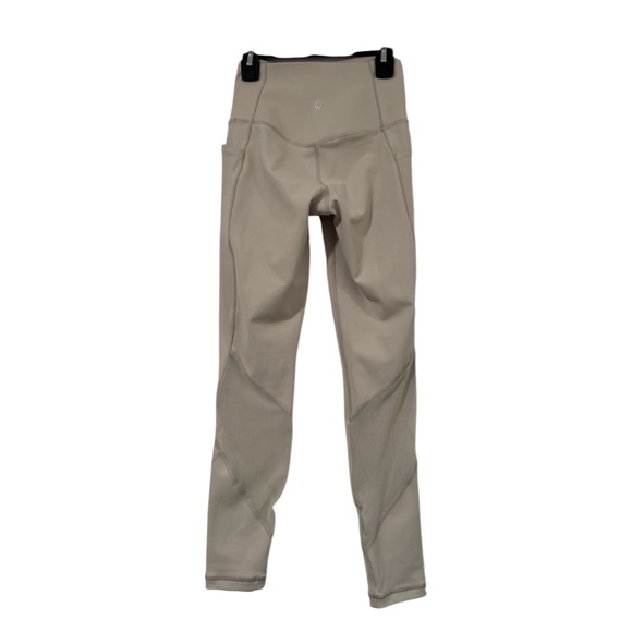 Athleta Salutation Stash Mesh Tight Cream size Small - Picture 6 of 9